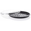 Færch Picos padėklas apvalus plastikinis C-PET 120 vnt./indėlyje Ø320mmx25mm