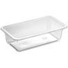 Abena Plastikinis padėklas torto dėžutei K2182-1F 1 skyriaus 640 ml 180x100x50 mm RPET permatomas, 608 vnt./kartoną
