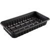 Abena Padėklas P2273-43A 1265 ml 273x146x43 mm PP juodas, 208 vnt./dėž.