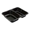 Færch Padėklas 2 sekcijų 2227-2K 450/610 ml 227x178x43 mm CPET Juodas, 360 vnt./kartoninėje dėžėje