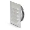 FRESH Murrist, metaliniai, 145x145 mm, su Ø100 mm skersmens smeigėmis, matinio metalo.