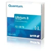 Fujitsu Quantum Ultrium 8 brūkšninis kodas su etikete, tuščia duomenų juosta, LTO, 12 TB, 30 TB, 2.5:1, raudona