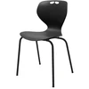 Furniture Trade Oporto Mata valgyklos kėdė, juoda/juoda