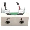Garbot F22 2x mini lizdo modulis. Jungtis/jungtis. 20 cm. Balta, balta, 45 mm, 22,5 mm
