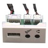 FULL „Garbot F22“ USB2.0 + 2 mini lizdų modulis. F45. 20 cm., baltas, 45 mm, 22,5 mm