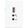 Garbot Garbot BN4900-USB A+2XJ Baltas elektros lizdas