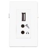 Garbot Garbot BN4900-USB A+2XJ Baltas elektros lizdas