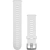 Garmin Greito atlaisvinimo, Juosta, Išmanusis laikrodis, Balta, Garmin, Approach® S40, Approach® S40 ir CT10 rinkinys, Forerunner® 245, Forerunner® 245 Music, Venu®,..., Silikonas