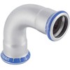 Geberit Kolana 90° Mapress nerūdijantis plienas 15mm (30102)