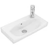 Geberit Ifö Spira kriauklė tiesi 51,5 cm - 15087 montavimas ant atramų maišytuvo skylė dešinėje gylis 148