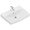 Ifö Spira kriauklė tiesi 57 cm 15020 - tvirtinimo varžtai/guoliai, be maišytuvo angos, perpildymo gylis 430