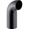 40 mm x 90° Bøjning sort PEH Geberit