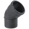 Geberit „Silent-Pro“ alkūnė: 45°, skersmuo = 75 mm