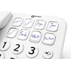Geemarc PHOTOPHONE 110 laidinis telefonas su dideliais mygtukais, baltas