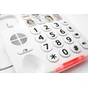 Geemarc PHOTOPHONE 110 laidinis telefonas su dideliais mygtukais, baltas