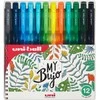 Gelio rašiklis Uni-Ball Signo My Bujo 0,7 mm su 12 vnt. įvairių spalvų