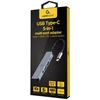 GEMBIRD A-CM-COMBO5-02 kelių prievadų adapteris C tipo USB 5in1 šakotuvas + HDMI + PD + stereofoninis garsas