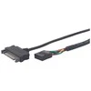 GEMBIRD FDI2-ALLIN1-03 USB vidinis kortelių skaitytuvas/rašytuvas su 2,5 SATA prievadu, juodas