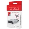 GEMBIRD FDI2-ALLIN1-03 USB vidinis kortelių skaitytuvas/rašytuvas su 2,5 SATA prievadu, juodas