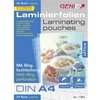 Genie GENIE torby do laminowania 25 A4 folia su dziurkami na ringi