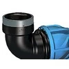 Gf Georg Fischer 90° kampinis sriegis 40 mm x 1 1/4 colio – iJOINT PN16. PP-NBR