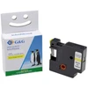 G + G G&G juosta 12mm x 7m sw-gb Komp. m. Dymo D1/ 45018/ S072058