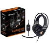 Gigabyte Force H5, Ausinės, su lankeliu ant galvos, Gaming, Juodas, Dvipusės, 3 m