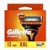 Gillette Fusion5 , Men, Gillette, Fusion5, Nerūdijantis plienas, Juodas, Mėlyna, Oranžinis, Nerūdijantis plienas, 12 pc(s)