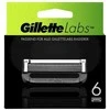 Gillette Labs, Sisteminiai užsegimai 6 vnt., Vyrams, Gillette, Labs, Nerūdijančio plieno, Pilka, 6 vnt.