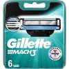 „Gillette Mach3“ vyriški skustuvo peiliukai – mėlyni/juodi – 6 vnt.