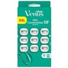 Venus Pro ComfortGlide Sensitive skustuvo peiliukai – žali/balti – 9 vnt.