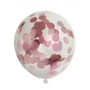 Globos Europe Bv Balloner, rose auksinis konfetti