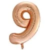 Globos Europe Bv Folio kamuolys rožinio aukso spalvos 9, 86 cm