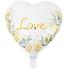 Globos Europe Bv Širdies formos folijos balionas, Love 46 cm