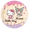 Globos Europe Bv Hello Kitty Kuromi popierinės lėkštės, 8 vnt., 23 cm, FSC