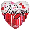 Globos Europe Bv Širdies formos folijos balionas I Love You, 46 cm