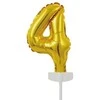 Globos Europe Bv Folijos balionas tortui, 4 auksiniai