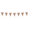 Globos Europe Bv Mini rose auksinis metallic vimpelguirlande