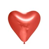Globos Europe Bv Veidrodinis raudonas širdies formos balionas, 6 vnt.