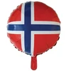 Globos Europe Bv Norvegijos vėliavos folijos balionas, 46 cm