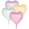 Globos Europe Bv Pastelinių širdelių formos folijos balionai, 4 vnt.
