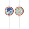 „Globos Europe Bv“ „Sonic Speed“ popieriniai šiaudeliai, 4 vnt.