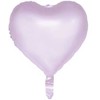 Globos Europe Bv Lilac pastelinė širdis folijos balionas, 46 cm