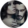 GMBH & CO Dvigubi lęšiai juodi ir „Twilight“