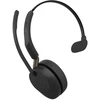 Ausinės Jabra Evolve3 65 MS Mono juodas su Link 390c u. Įkrovimo stotelė