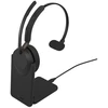 Ausinės Jabra Evolve3 65 UC Mono juodas su Link 390c u. Įkrovimo stotelė