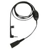 Jabra prijungimo kabelis QD iki 3,5 mm lizdo, lygus, 1,5 m