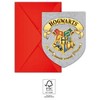 Globos Europe Bv GoDan Invitations Hario Poterio Hogvartso namai 6 vnt.