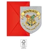 GoDan Invitations Hario Poterio Hogvartso namai 6 vnt.