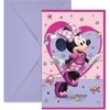Globos Europe Bv GoDan Kvietimai Minnie Junior Mouse 6vnt